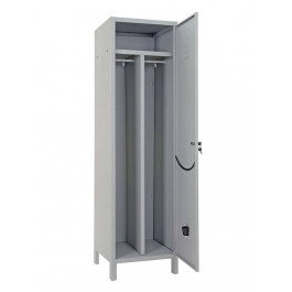 Armadio Portascope Grigio In Metallo 100x40x179 Cm - 2 Ante Per Attrezzatura - Foto 8
