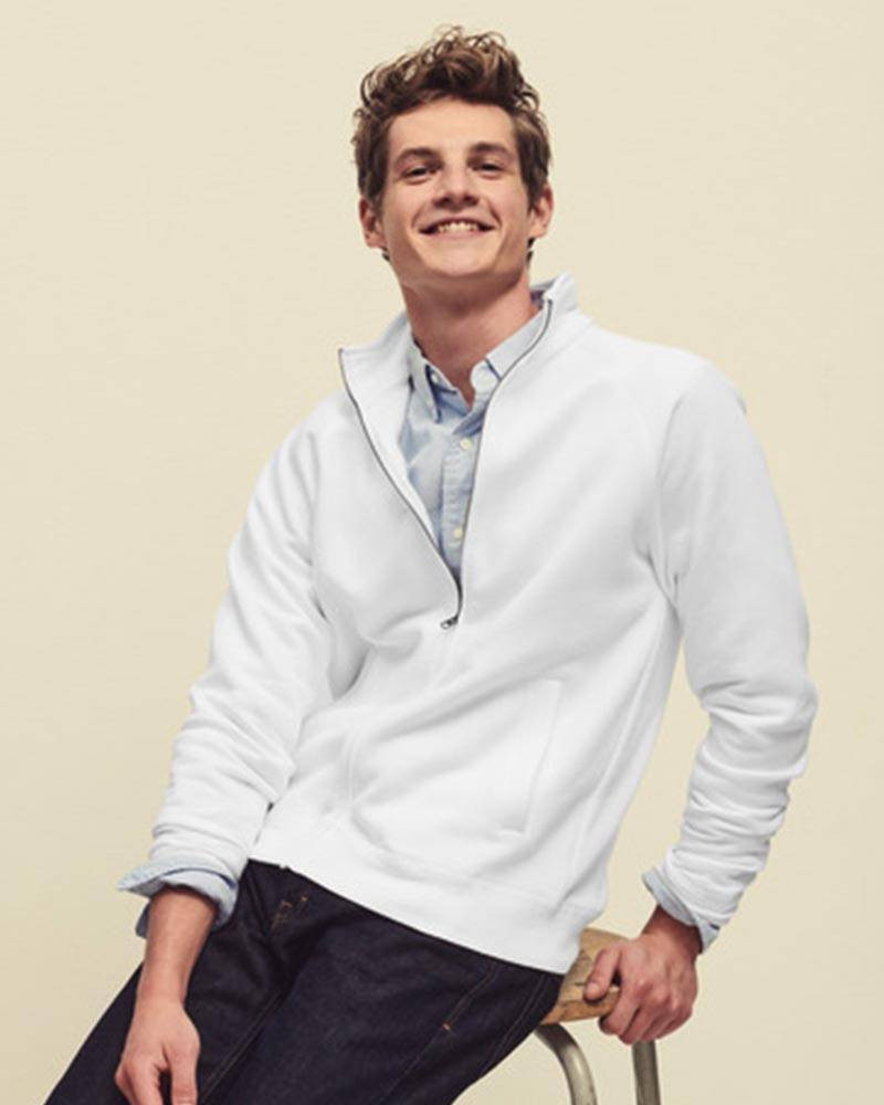 FELPA FRUIT OF THE LOOM PREMIUM ZIP INTERA FELPATA