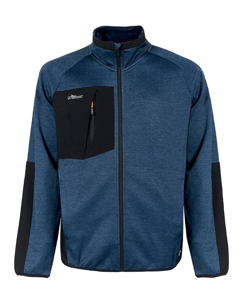 FELPA U-POWER ZIP INTERA HULL FELPATA LINEA U-SUPREMACY