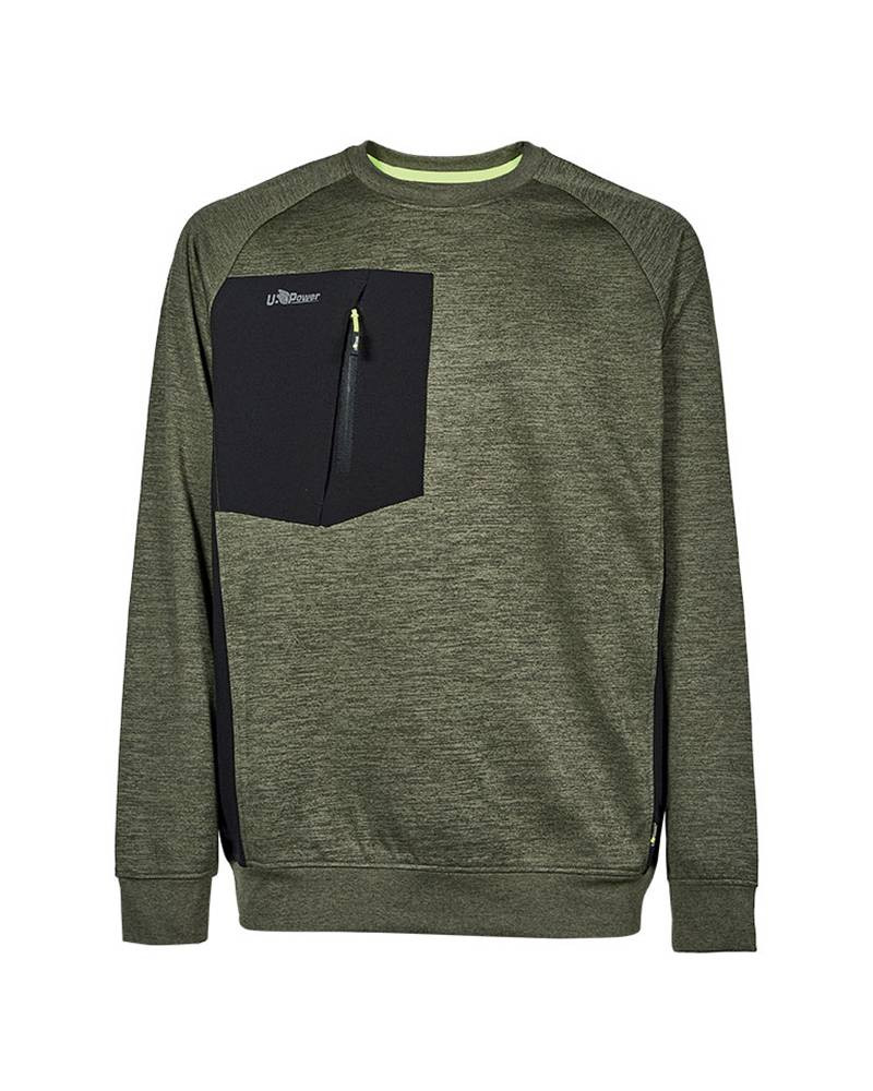 FELPA U-POWER GIROCOLLO YORK FELPATA LINEA U-SUPREMACY