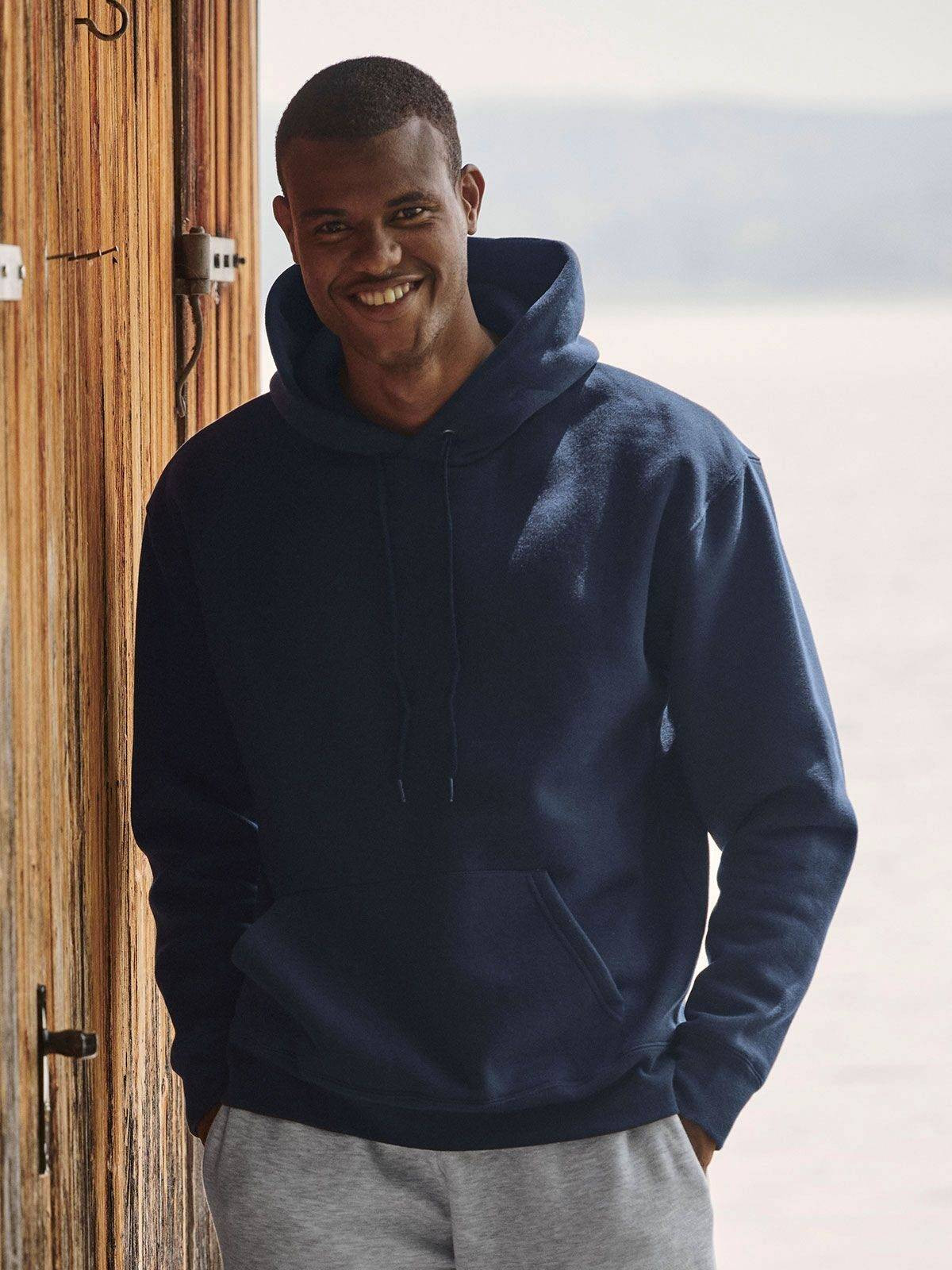 FELPA FRUIT OF THE LOOM PREMIUM CON CAPPUCCIO FELPATA