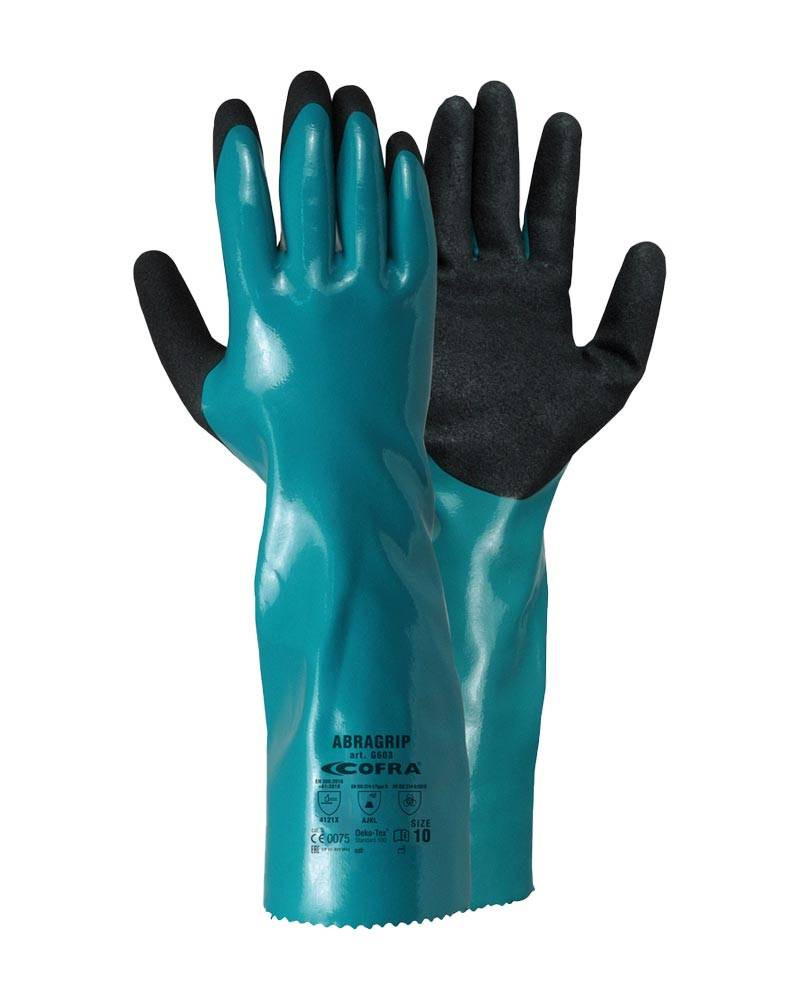 GUANTO NITRILE RIVESTITO NITRILE ABRAGRIP