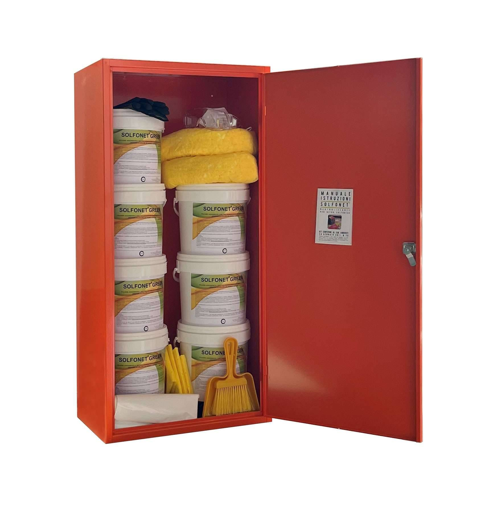 KIT SOLFONET GREEN 35 KG IN ARMADIO METALLICO