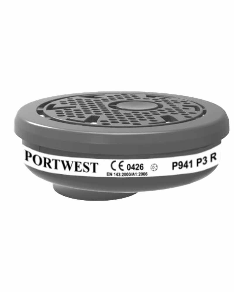 FILTRO ANTIPARTICOLATO ATTACCO A BAIONETTA P3 R PORTWEST - CONFEZIONE 2 PEZZI