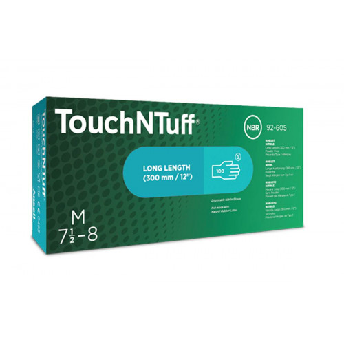 GUANTO NITRILE VERDE ANSELL TOUCHNTUFF - BOX 100 PEZZI