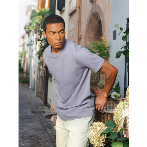 T-SHIRT BLACK SPIDER STRANGER COTONE ORGANICO