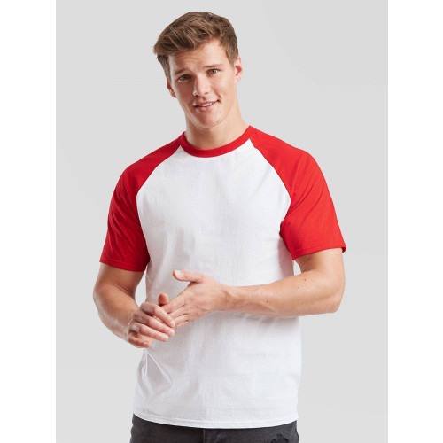 T-SHIRT FRUIT OF THE LOOM VALUEWEIGHT BASEBALL T 