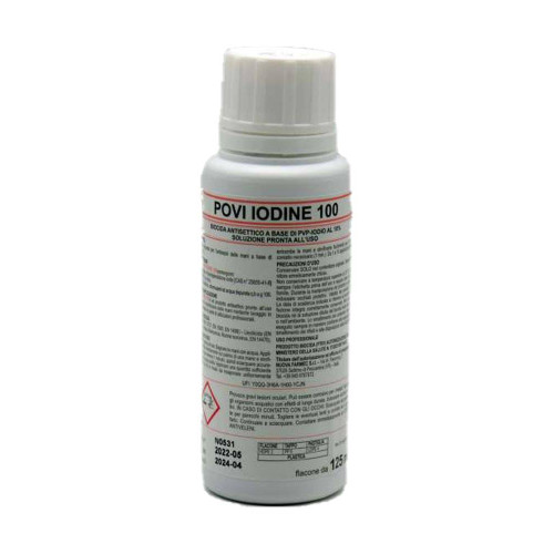 FLACONE DISINFETTANTE IODOPOVIDONE 100 FLACONE DA 125 ML