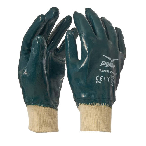 GUANTO NBR INTERAMENTE RIVESTITO CON POLSINO