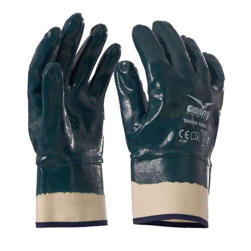 GUANTO NBR INTERAMENTE RIVESTITO CON MANICHETTA