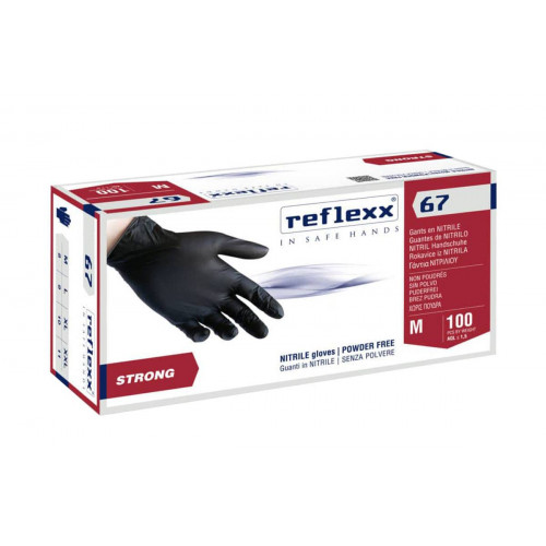 GUANTO NITRILE REFLEXX R67 POWDER FREE - BOX 100 PEZZI