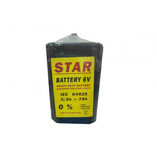 BATTERIA ECOLOGICA 4R25 - 6V/5Ah - MOD. TIGRE