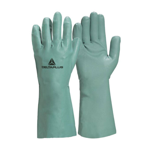 Delta Plus Guanti Da Lavoro Bianchi Rivestiti, Misura 8. Antiscivolo, Perfetti Per Giardinaggio E Lavori Manuali. Comfort E Presa Sicura.